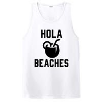 Hola Beaches Funny Drinking Beach Vacation PosiCharge Competitor Tank