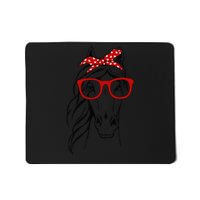 Horse Bandana For Horseback Riding Horse Lover Mousepad