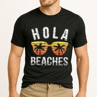 Hola Beaches Funny Beach Vacation Cooling Performance Crew T-Shirt