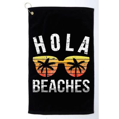 Hola Beaches Funny Beach Vacation Golf Towel