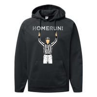 Homerun Baseball Football Performance Fleece Hoodie