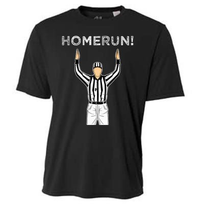 Homerun Baseball Football Cooling Performance Crew T-Shirt