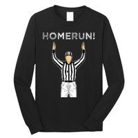 Homerun Baseball Football Long Sleeve Shirt