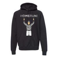 Homerun Baseball Football Premium Hoodie