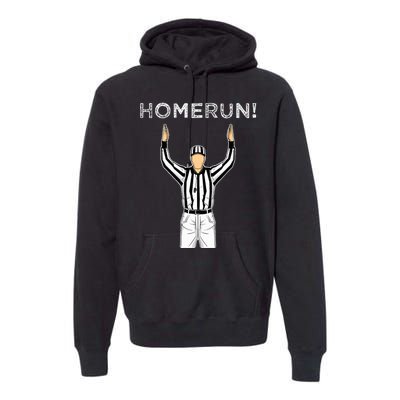 Homerun Baseball Football Premium Hoodie