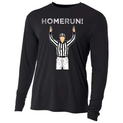 Homerun Baseball Football Cooling Performance Long Sleeve Crew