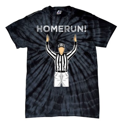 Homerun Baseball Football Tie-Dye T-Shirt