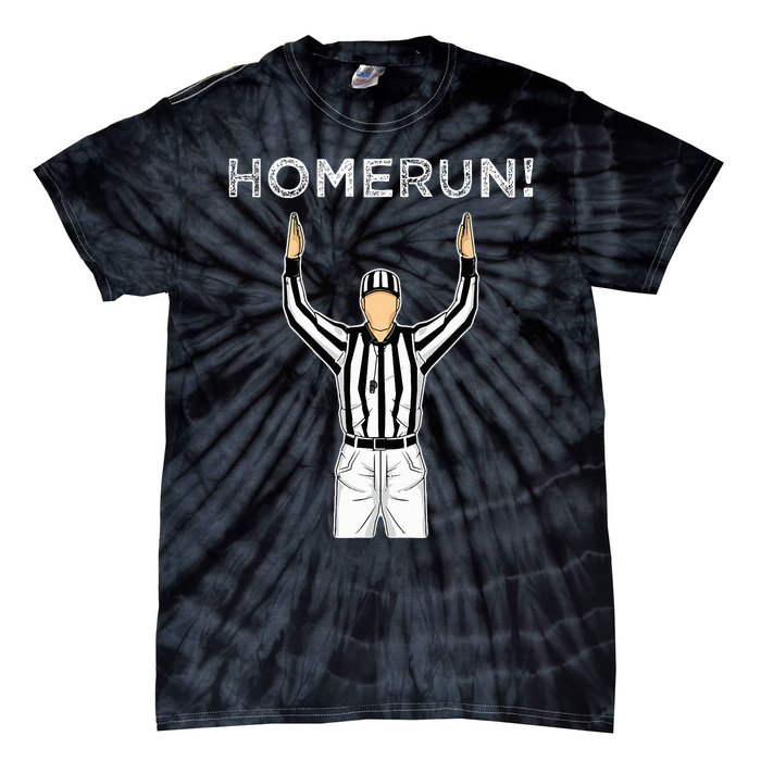 Homerun Baseball Football Tie-Dye T-Shirt