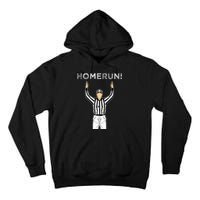 Homerun Baseball Football Tall Hoodie