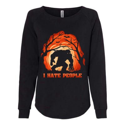 Halloween Bigfoot Funny Trick Or Treat Sasquatch Costume Womens California Wash Sweatshirt