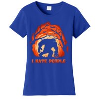 Halloween Bigfoot Funny Trick Or Treat Sasquatch Costume Women's T-Shirt