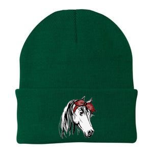 Horse Bandana For Equestrian Horseback Riding Knit Cap Winter Beanie