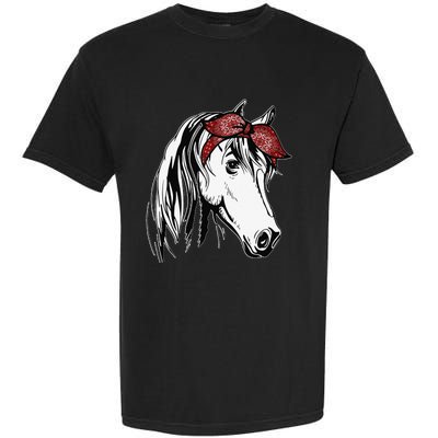 Horse Bandana For Equestrian Horseback Riding Garment-Dyed Heavyweight T-Shirt