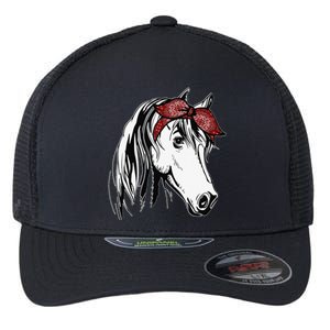 Horse Bandana For Equestrian Horseback Riding Flexfit Unipanel Trucker Cap