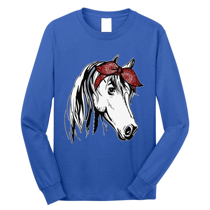 Horse Bandana For Equestrian Horseback Riding Long Sleeve Shirt