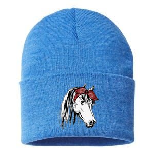 Horse Bandana For Equestrian Horseback Riding Sustainable Knit Beanie