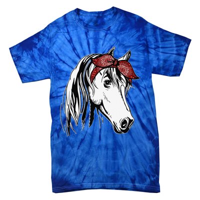 Horse Bandana For Equestrian Horseback Riding Tie-Dye T-Shirt