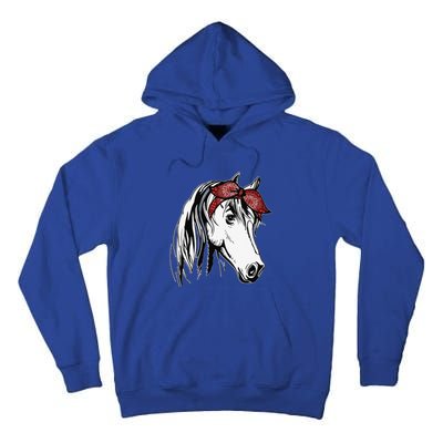 Horse Bandana For Equestrian Horseback Riding Tall Hoodie