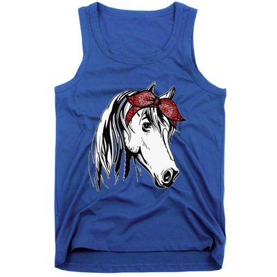 Horse Bandana For Equestrian Horseback Riding Tank Top