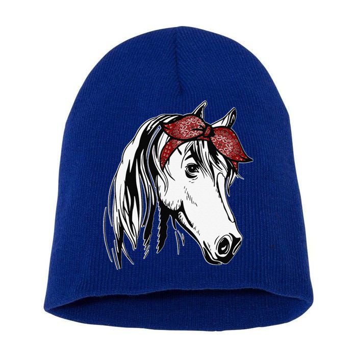 Horse Bandana For Equestrian Horseback Riding Short Acrylic Beanie