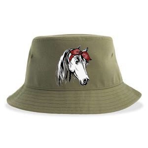 Horse Bandana For Equestrian Horseback Riding Sustainable Bucket Hat