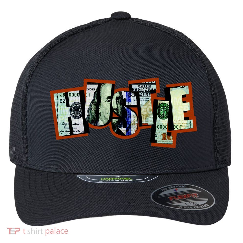 Hustle Ben Franklin Flexfit Unipanel Trucker Cap