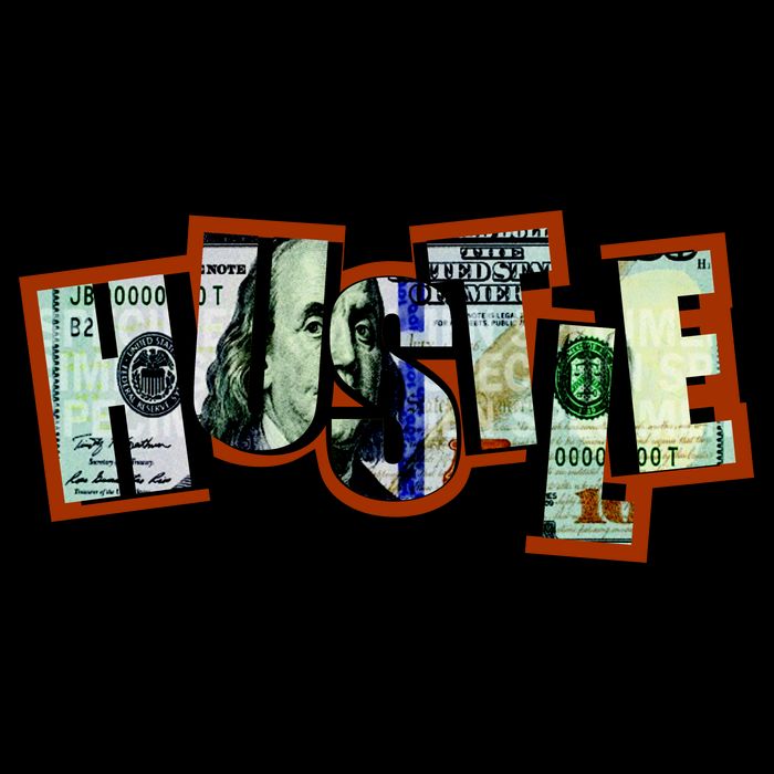 Hustle Ben Franklin Button