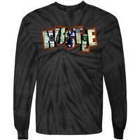 Hustle Ben Franklin Tie-Dye Long Sleeve Shirt