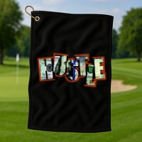 Hustle Ben Franklin Golf Towel