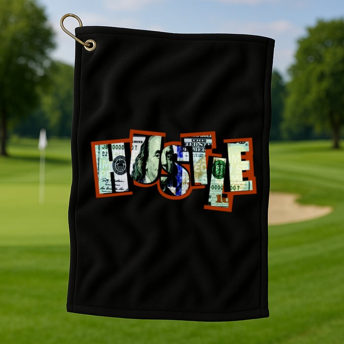 Hustle Ben Franklin Golf Towel
