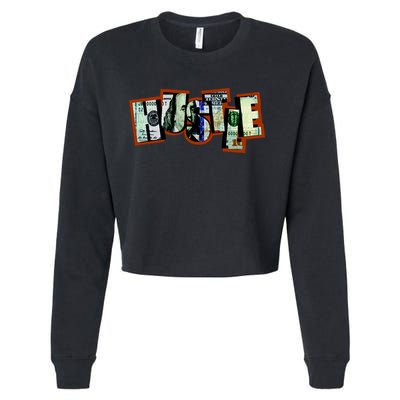 Hustle Ben Franklin Cropped Pullover Crew