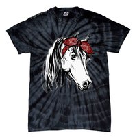 Horse Bandana For Equestrian Horseback Riding Horse Lover Tie-Dye T-Shirt