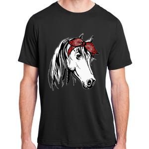 Horse Bandana for Equestrian Horseback Riding Horse Lover Adult ChromaSoft Performance T-Shirt