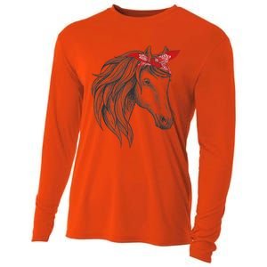 Horse Bandana For Horseback Riding Horse Lover Gift Cooling Performance Long Sleeve Crew