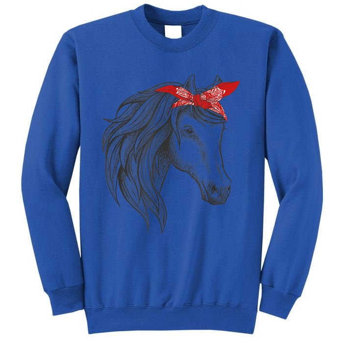 Horse Bandana For Horseback Riding Horse Lover Gift Sweatshirt