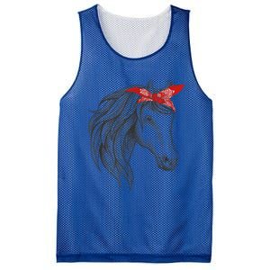 Horse Bandana For Horseback Riding Horse Lover Gift Mesh Reversible Basketball Jersey Tank