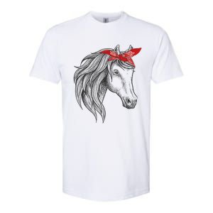 Horse Bandana For Horseback Riding Horse Lover Gift Softstyle CVC T-Shirt