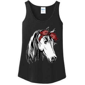 Horse Bandana For Equestrian Horseback Riding Horse Lover Ladies Essential Tank