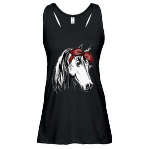 Horse Bandana For Equestrian Horseback Riding Horse Lover Ladies Essential Flowy Tank