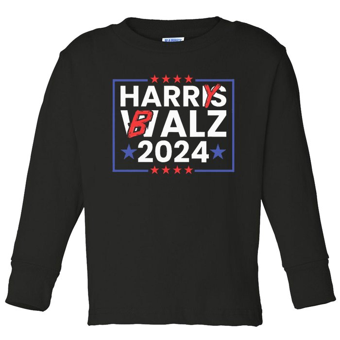 Harrys Balz Funny Harry Balz 2024 Toddler Long Sleeve Shirt