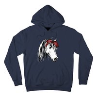 Horse Bandana For Equestrian Horseback Riding Horse Lover Hoodie