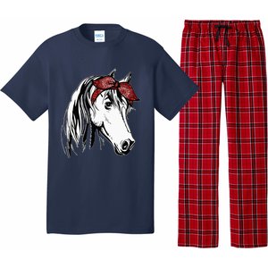 Horse Bandana For Equestrian Horseback Riding Horse Lover Pajama Set