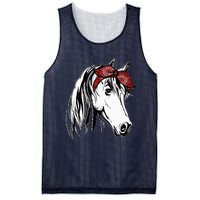 Horse Bandana For Equestrian Horseback Riding Horse Lover Mesh Reversible Basketball Jersey Tank