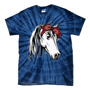 Horse Bandana For Equestrian Horseback Riding Horse Lover Tie-Dye T-Shirt