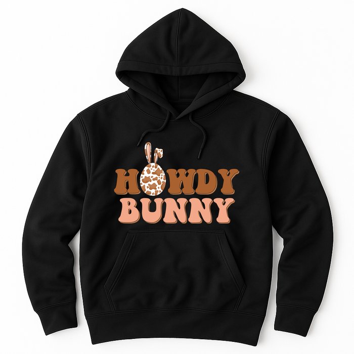 Howdy Bunny Funny Cute Cowboy Cowgirl Easter Hoodie