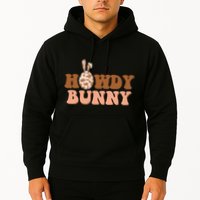 Howdy Bunny Funny Cute Cowboy Cowgirl Easter Hoodie
