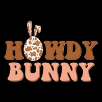 Howdy Bunny Funny Cute Cowboy Cowgirl Easter Hoodie