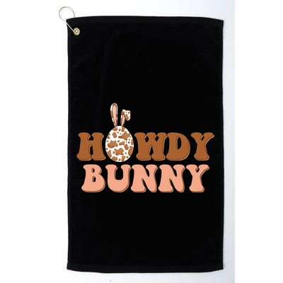 Howdy Bunny Funny Cute Cowboy Cowgirl Easter Golf Towel