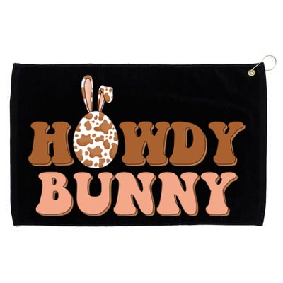 Howdy Bunny Funny Cute Cowboy Cowgirl Easter Grommeted Golf Towel