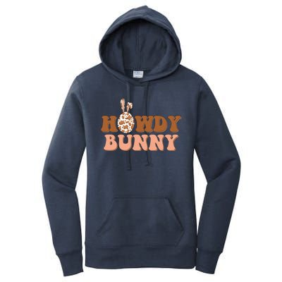 Howdy Bunny Funny Cute Cowboy Cowgirl Easter Women's Pullover Hoodie